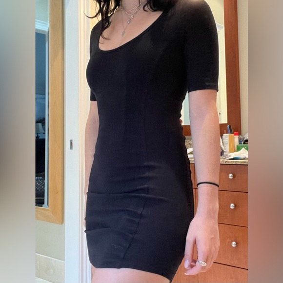 Wilfred Black Mini Dress - Picture 2 of 6